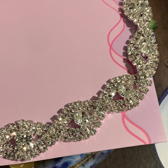 Silver Rhinestone Hair Comb - Picture 5 of 5